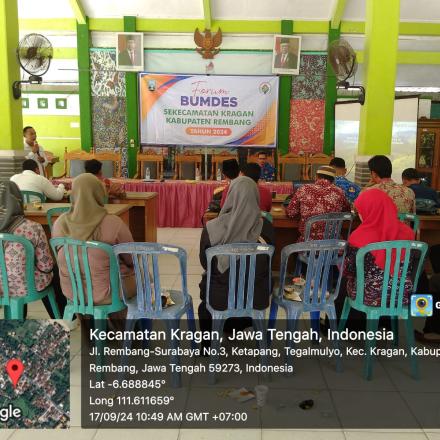 RAPAT KOORDINASI BUMDes Se-KECAMATAN KRAGAN